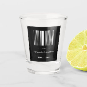 In Loving Memory - Personalize / Photo Name Date - Shot Glass