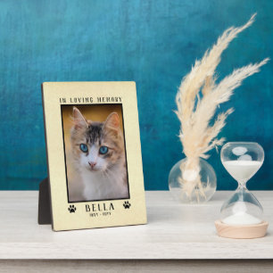In Loving Memory Pet Memorial Personalised Photo Plaque