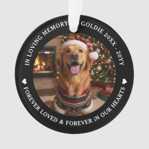 In Loving Memory Pet Photo Custom Ornament