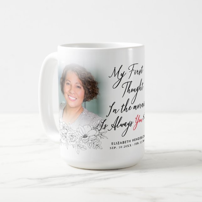 In Loving Memory Photo Coffee Mug (Front Left)
