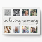 In Loving Memory Photo Collage Keepsake Tribute