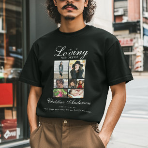 In Loving Memory   Photo Collage Memorial T-Shirt