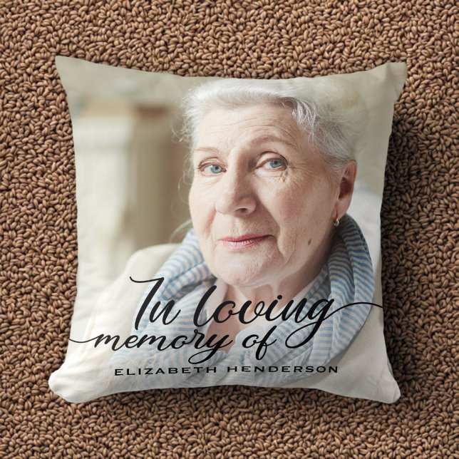 In Loving Memory Photo Cushion (Creator Uploaded)