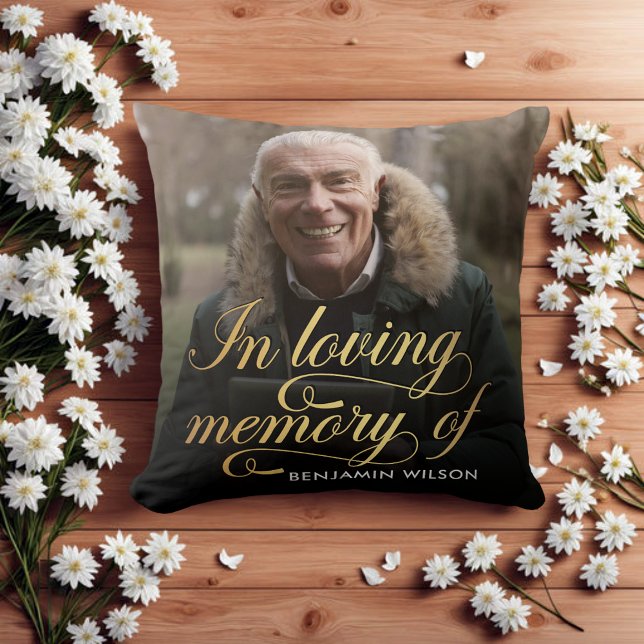 In Loving Memory Photo Cushion (Creator Uploaded)