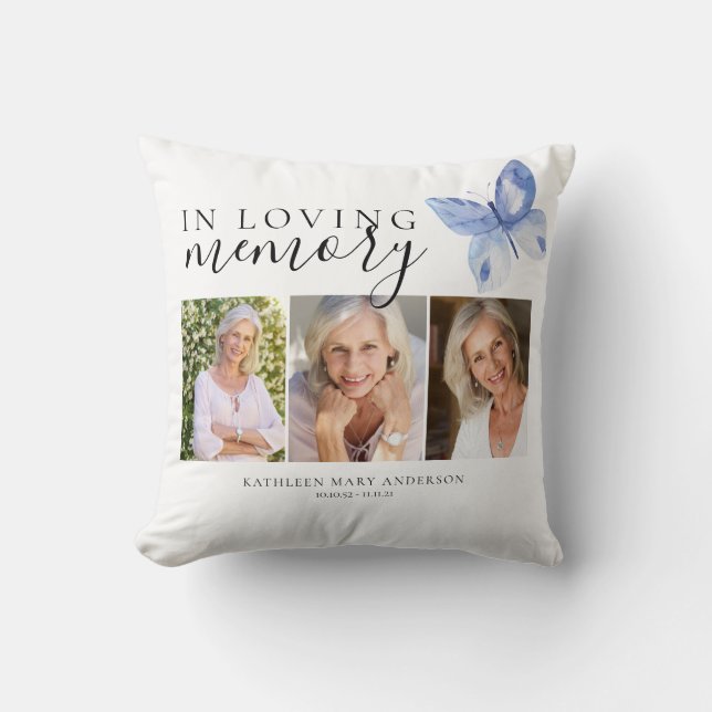 In Loving Memory Photo Cushion (Front)