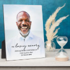 In Loving Memory Photo & Custom Text Tabletop