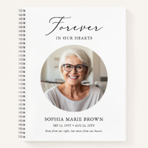 In Loving Memory Photo Funeral Memorial Guest Book