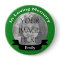 In Loving Memory Photo Green Button