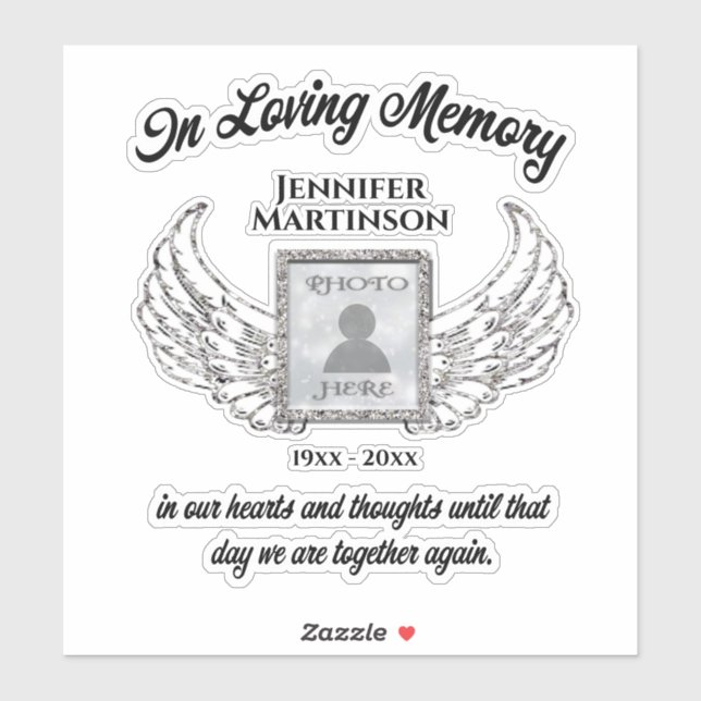 In Loving Memory Photo Memorial (Sheet)