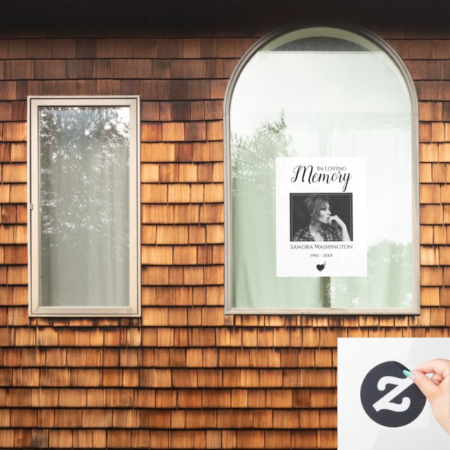 In Loving Memory | Photo Memorial (Home Window)