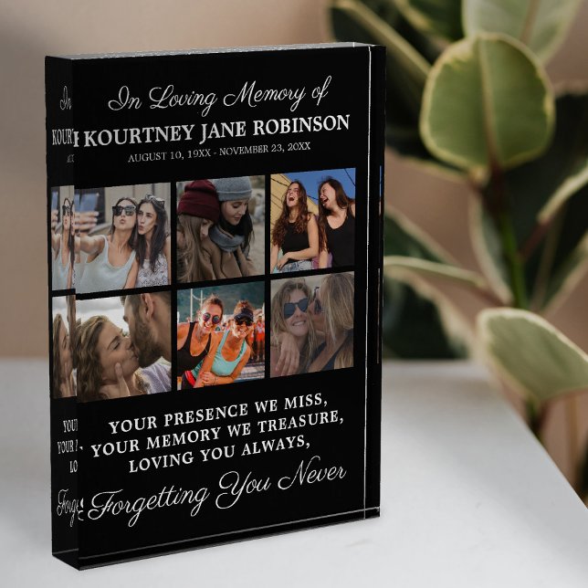 In Loving Memory Photo Memorial Block (Creator Uploaded)