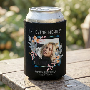 In Loving Memory Photo Memorial Can Cooler