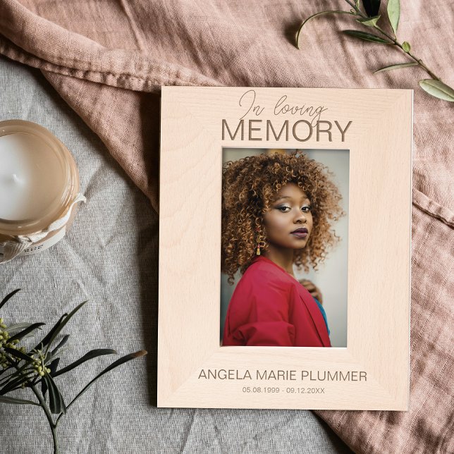 In Loving Memory | Photo Memorial Etched Frames (Creator Uploaded)