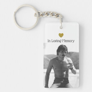In Loving Memory Photo Memorial  Key Ring