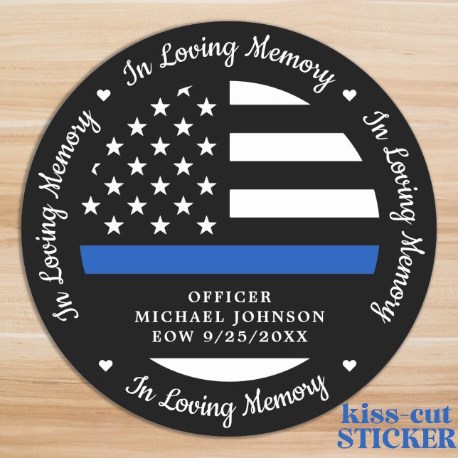 In Loving Memory Police Officer Memorial Car (Creator Uploaded)