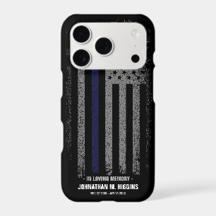 In Loving Memory Police Thin Blue Line Flag