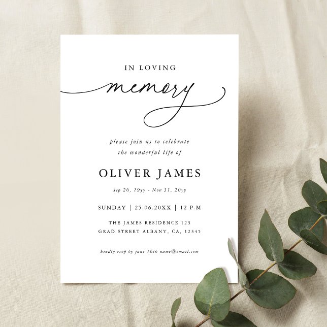 In Loving Memory Script Funeral Program (Creator Uploaded)