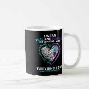 In Loving Memory Semi Colon Suicide Prevention Awa Coffee Mug