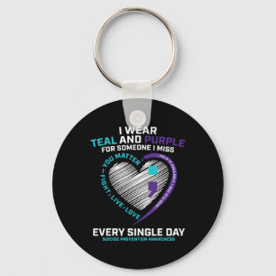 In Loving Memory Semi Colon Suicide Prevention Awa Key Ring