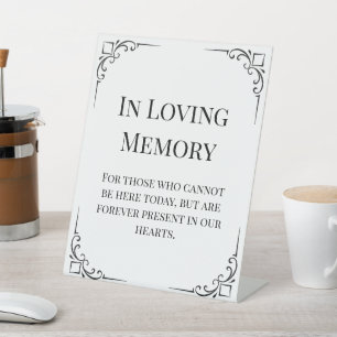 In Loving Memory Sign