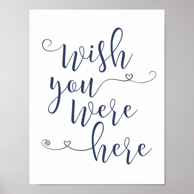 In loving memory sign - wish you were here (v6) (Front)