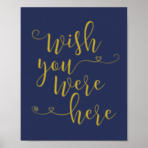 In loving memory sign - wish you were here (v8)