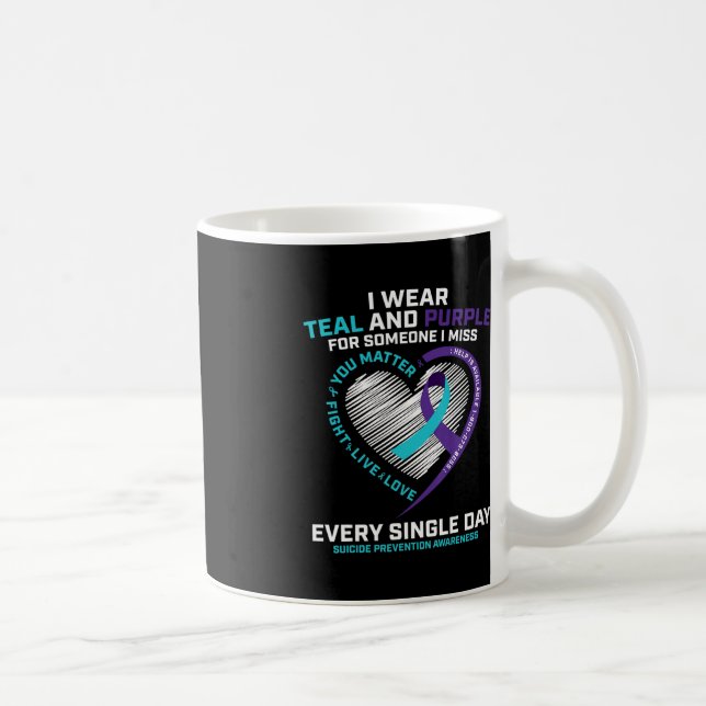 In Loving Memory   Suicide Prevention Awareness  Coffee Mug (Right)