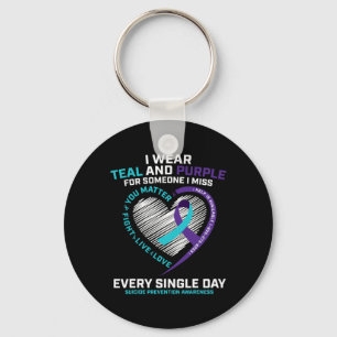 In Loving Memory Suicide Prevention Awareness  Key Ring