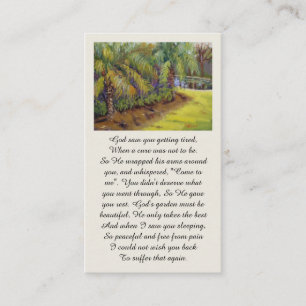 In Loving Memory Sympathy Card