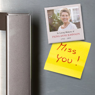 In Loving Memory Sympathy Photo Magnet