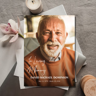 In Loving Memory w/Gradient Memorial Program