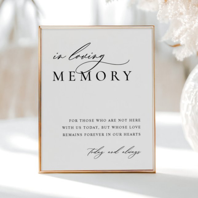 In Loving Memory Wedding Poster (Creator Uploaded)