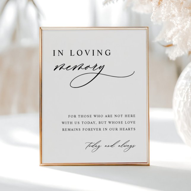 In Loving Memory Wedding Poster (Creator Uploaded)