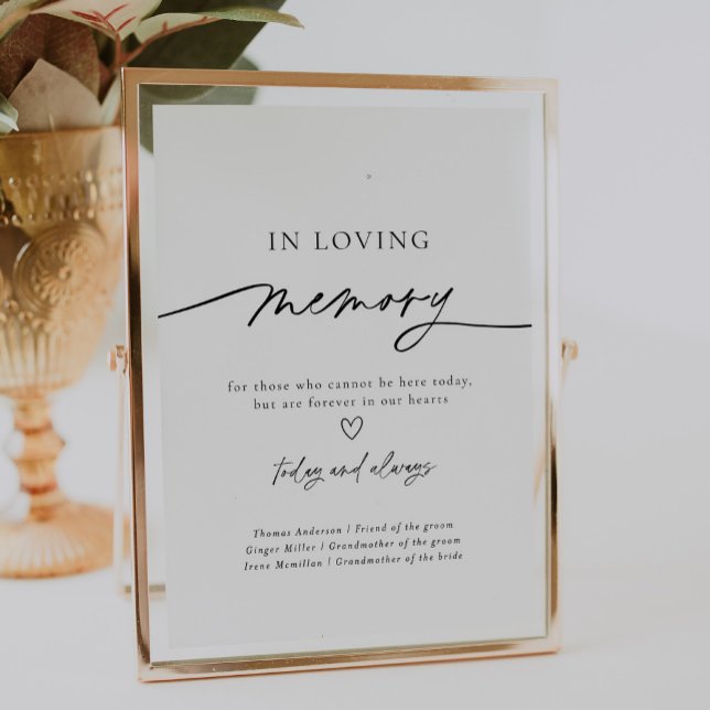 In Loving Memory Wedding Sign  (Creator Uploaded)