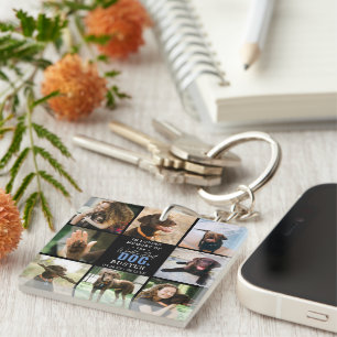 In Loving Memory 'Worlds Best Dog' Keepsake Photo  Key Ring
