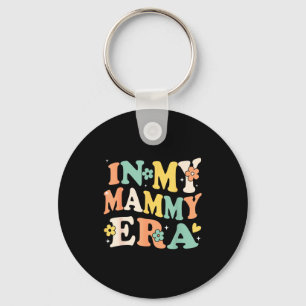 In mammy era funny sarcastic groovy retro mothers key ring