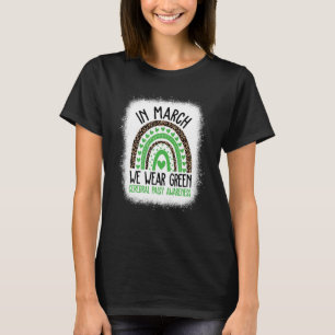 In March We Wear Green Cerebral Palsy Awareness CP T-Shirt