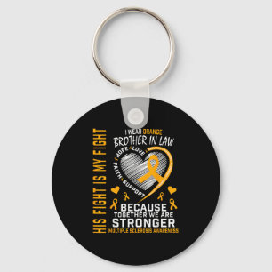 In March We Wear Orange Brother In Law Multiple Sc Key Ring