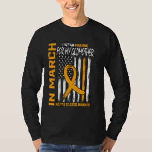 In March We Wear Orange Godmother Multiple Scleros T-Shirt