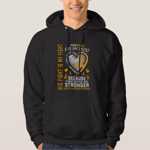 In March We Wear Orange Uncle Multiple Sclerosis A Hoodie