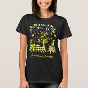 in March We Wear Yellow Endometriosis Awareness T-Shirt