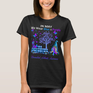 In May We Wear Blue And purple Rheumatoid Arthriti T-Shirt