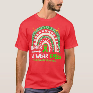 In May We Wear Green Mental Health Awareness839 T-Shirt