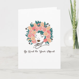 In May We Wear Green Mental Health Awareness Card