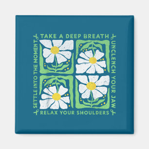 In May We Wear Green Mental Health Awareness Magnet