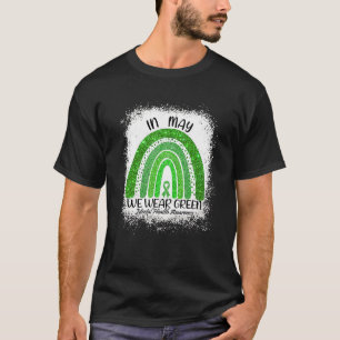 In May We Wear Green Mental Health Awareness Month T-Shirt