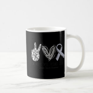 In May We Wear Grey Brain Cancer Awareness Month  Coffee Mug