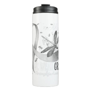 In May We Wear Grey Brain Cancer Awareness Thermal Tumbler