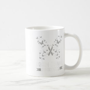 In May We Wear Grey Brain Cancer Tumour Awareness Coffee Mug