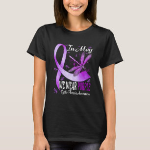 In May We Wear Purple Cystic Fibrosis Awareness T-Shirt